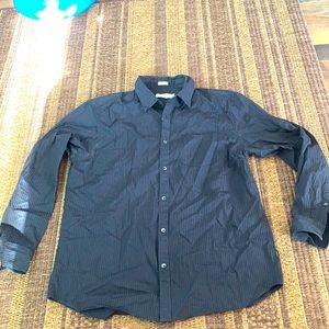 Calvin Kline black button down